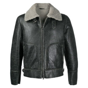 Grey Forest Aviator Jacket sheepskin jacket shearling jacket