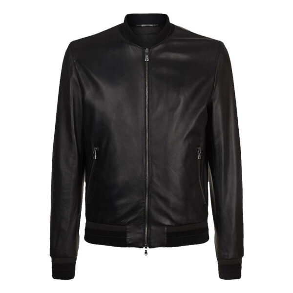 Leather Lambskin Bomber Jacket of Dolce Gabbana