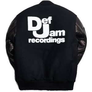 Def Jam Black Varsity Jacket 1