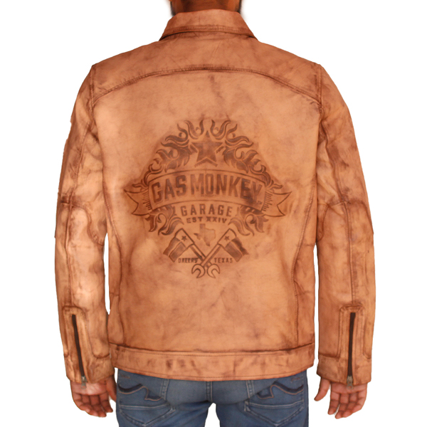 Gas Monkey Bike Club Leather Jacket