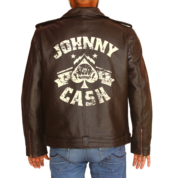 Mens Johnny Cash Leather Jacket