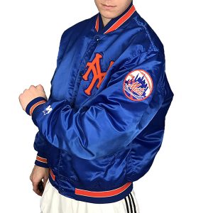 Mens Mets New York Blue Jacket3