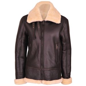 Women B3 Aviator Shearling Leather Jacket