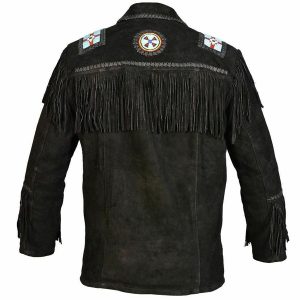 long leather cowboy jacket