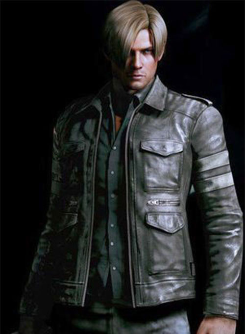 Resident Evil 6 Leon Kennedy Leather Jacket
