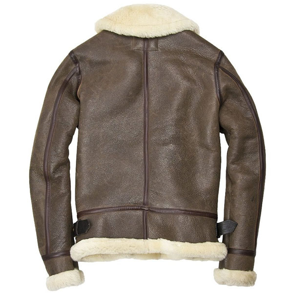women sheepskin hooded b3 bomber jacket brown