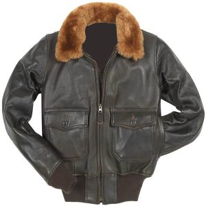 Womens G1 Leather Jacket Brown