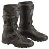 Black High Quality Genuine Cow Hide Leather Motorbike Touring Boot