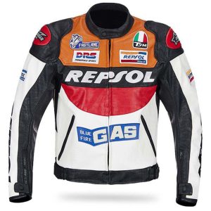 Moto GP Motorcycle REPSOL Racing Leather Jacket