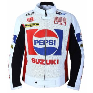 Pepsi Suzuki MotoGP Leather Race Jacket