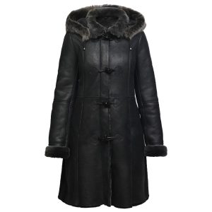 Womens Shearling sheepskin Jacket Coat