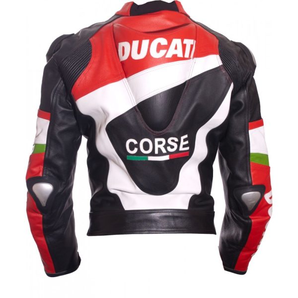 Ducati Corse Leather Motorcycle Jacket