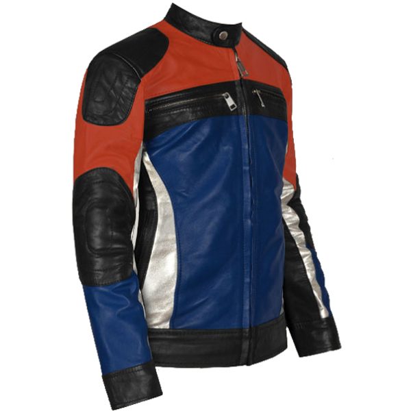 Motogp Style Leather Jacket Side