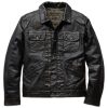 Harley-Davidson Mens Digger Slim Fit Leather Jacket