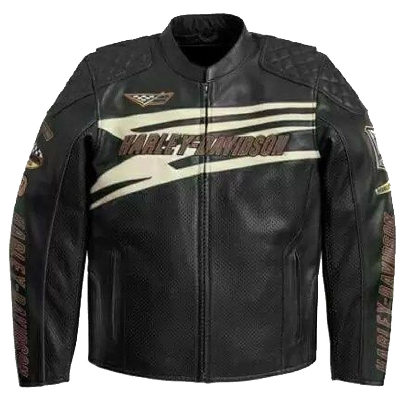 Harley Davidson SPROCKET Racing Perforated Leather Jacket