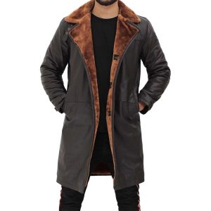 Leather Shearling Coat