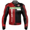 Ducati Corse Repsters Motorcycle Leather Racing Jacket