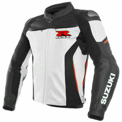 Suzuki Gsxr Motorcycle Leather Racing Jacket