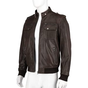 Leather Bomber Jacket Sale