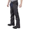 mens braided motorcycle leather chaps