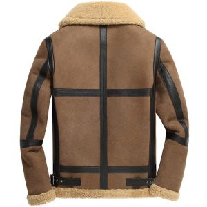 sheepskin bomber jacket