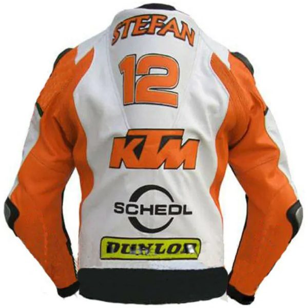 KTM Motorbike Racing Leather Jacket Back