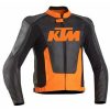 KTM Motorcycle Black And Orange Racing Leather Jacket
