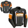 KTM Racing Orange And Black Motorcycle Jacket
