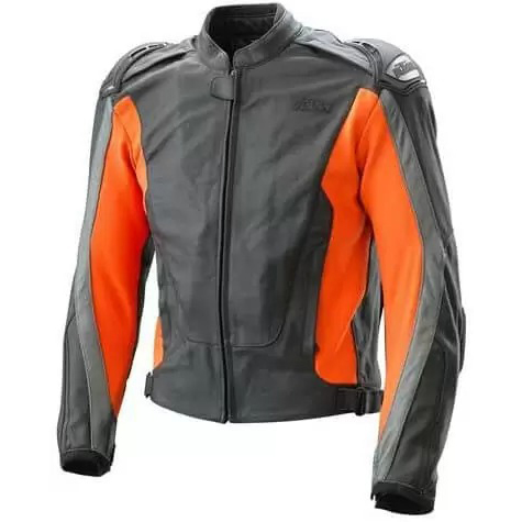 Orange And Black KTM Motorcycle Jacket