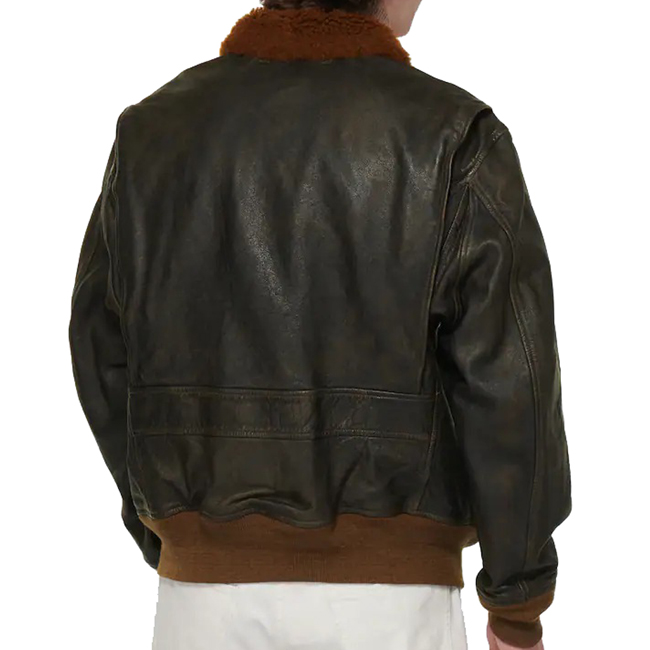 Shearling Collar Leather Jacket | Buy Best Shearling Jacket