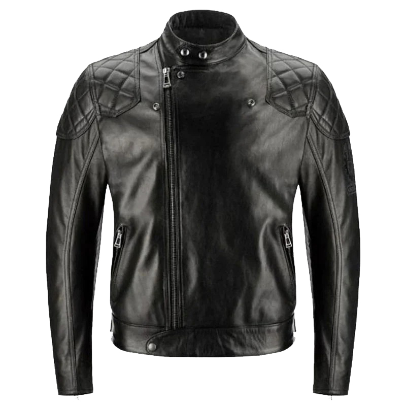 Belstaff Ivy 2.0 Black Motorcycle Leather Jacket