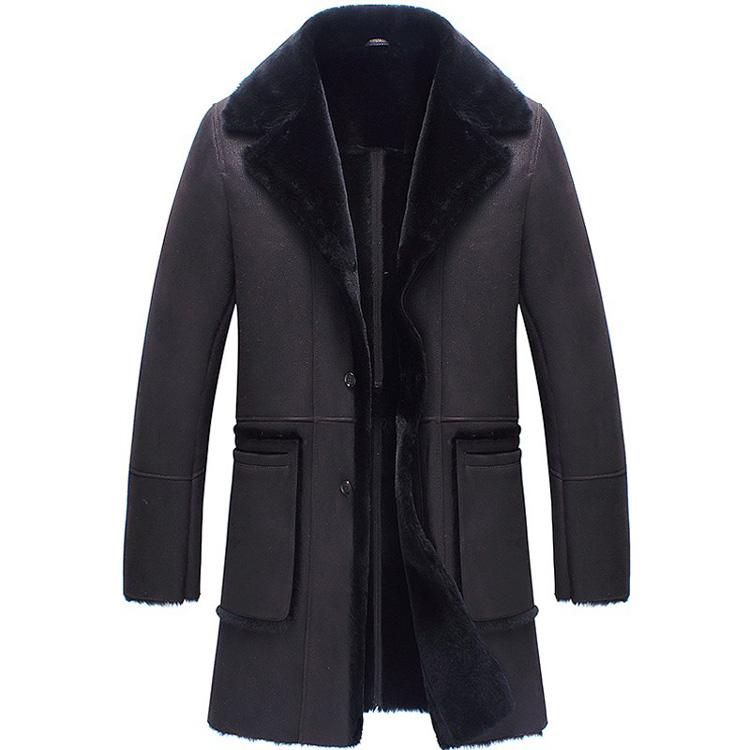 shearling trench coat
