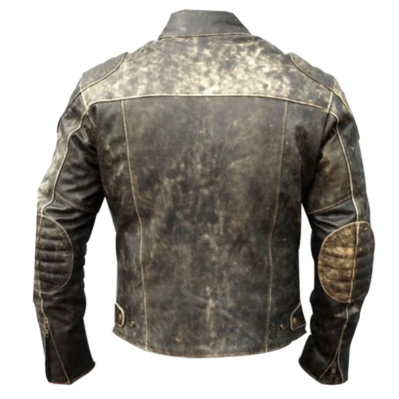 Men’s Cafe Racer Hooligan Real Genuine Leather Jacket