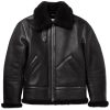 Shearling Lined Full Grain Leather Jacket